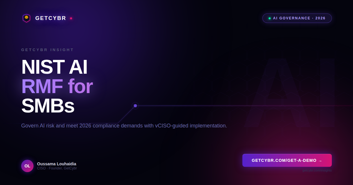 NIST AI Risk Management Framework: Essential Guide for SMB AI Governance with vCISO Support